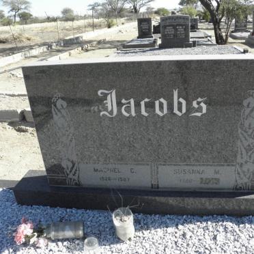 JACOBS Machiel C. 1926-1987 &amp; Susanna M. 1940-