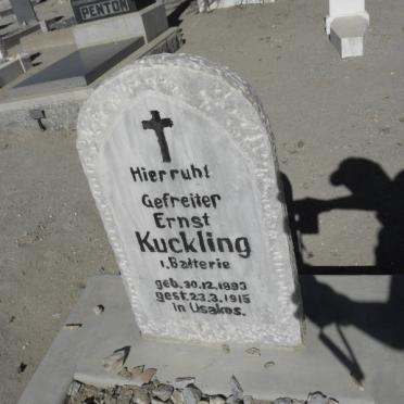 KUCKLING Ernst 1893-1915