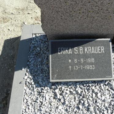 KRAUER Erika S.B. 1918-1983