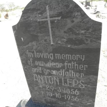 LEPS Anton 1856-1956