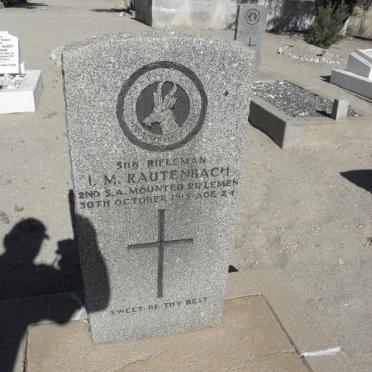 RAUTENBACH I.M. -1915