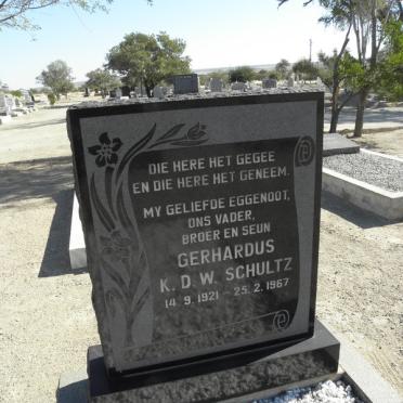 SCHULTZ Gerhardus K.D.W. 1921-1967