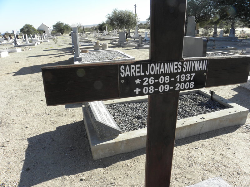 SNYMAN Sarel Johannes 1937-2008