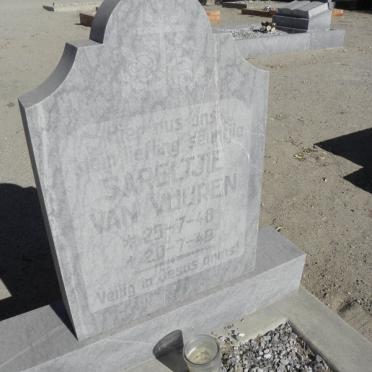 VUUREN Sareltjie, van 1948-1949