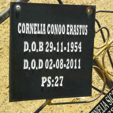 ERASTUS Cornelia Conoo 1954-2011