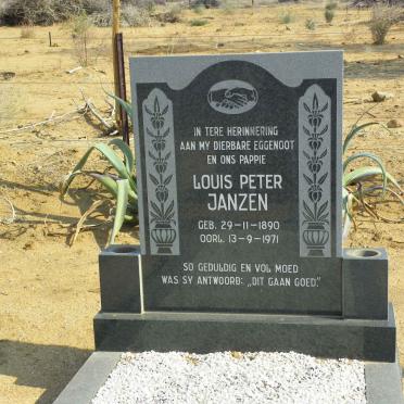 JANZEN Louis Peter 1890-1971