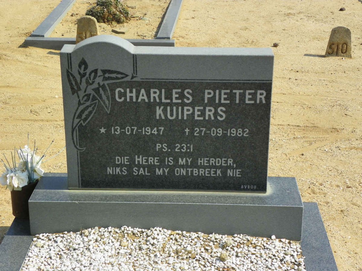 KUIPERS Charles Pieter 1947-1982