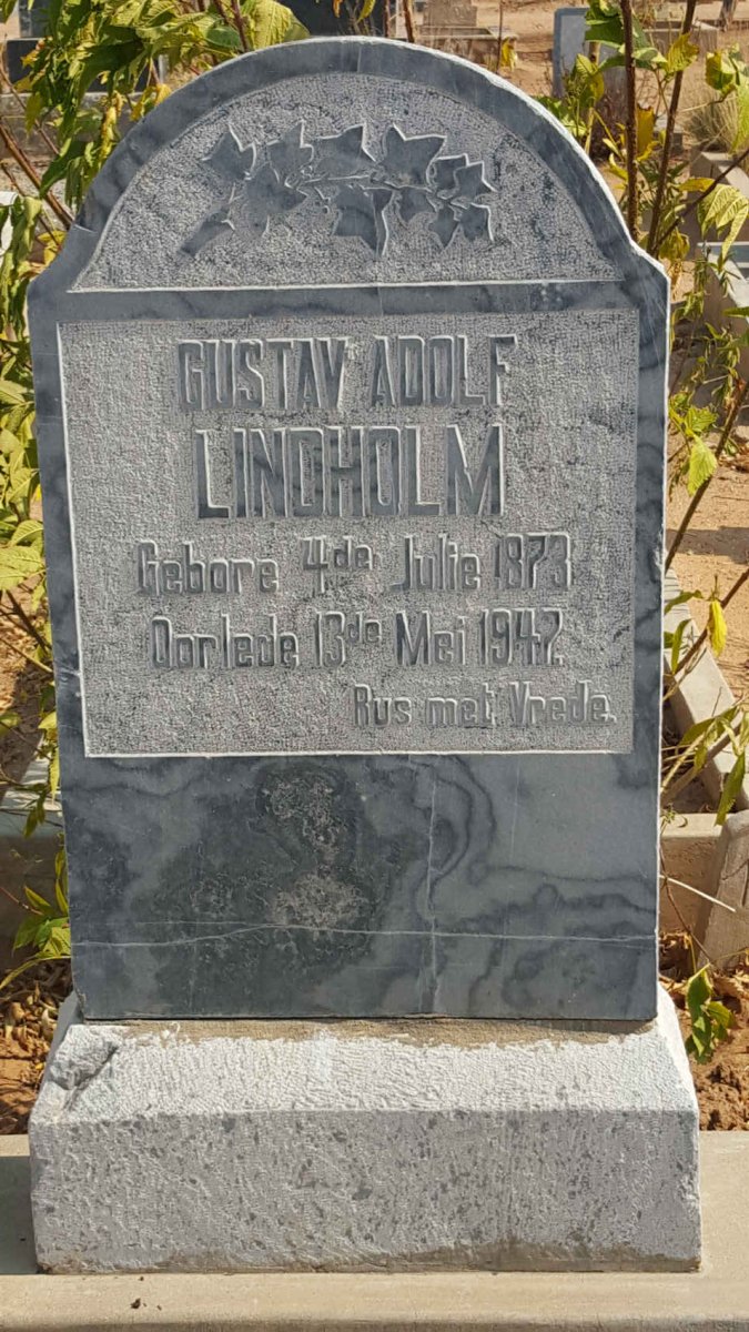 LINDHOLM Gustav Adolf 1873-1947