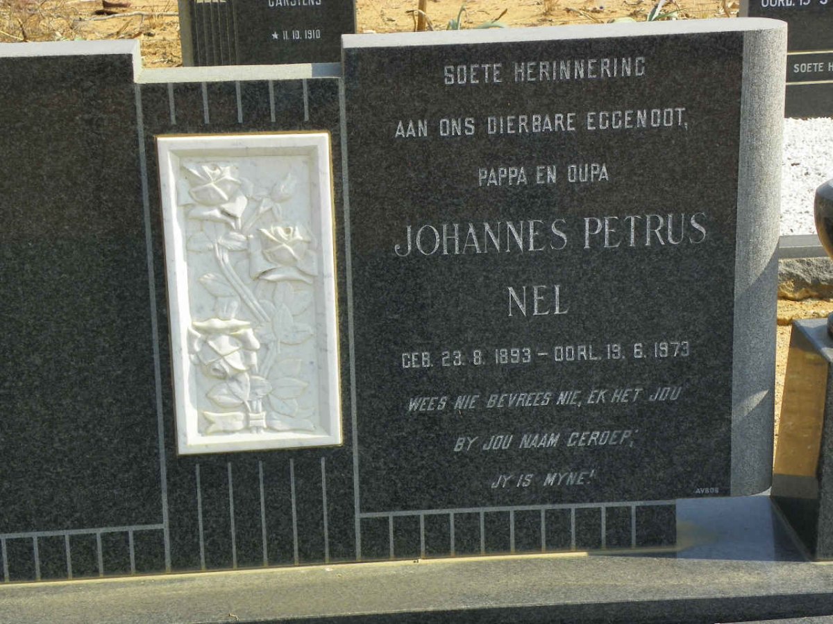 NEL Johannes Petrus 1893-1973