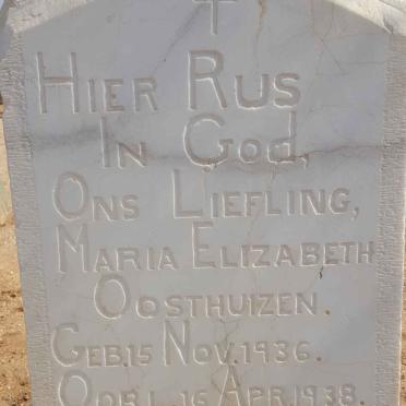 OOSTHUIZEN Maria Elizabeth 1936-1938