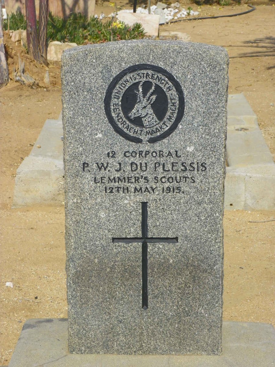 PLESSIS P.W.J., du -1915