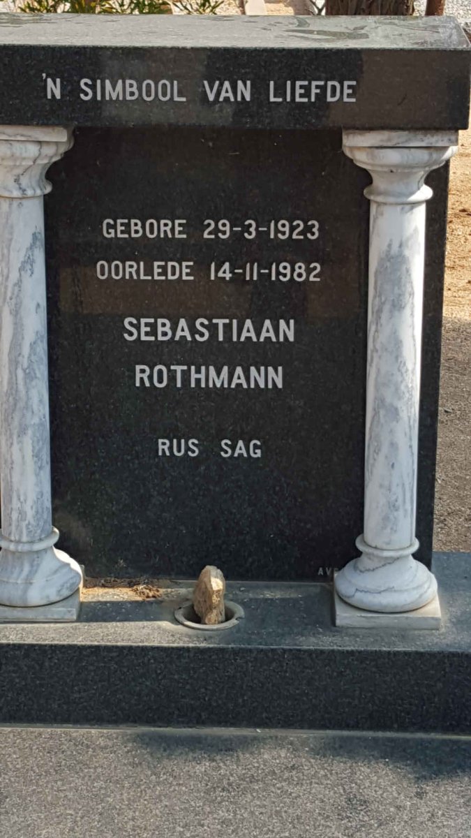 ROTHMANN Sebastiaan 1923-1982