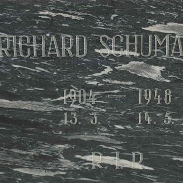SCHUMACHER Richard 1904-1948