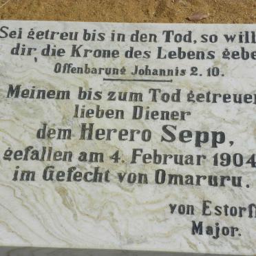 SEPP Herero -1904