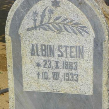 STEIN Albin 1883-1933