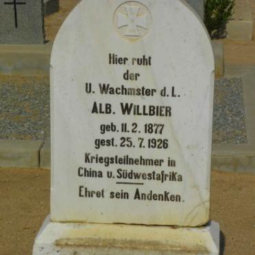 WILLBIER Alb. 1877-1926