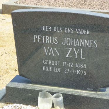 ZYL Petrus Johannes, van 1888-1975