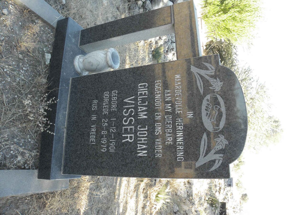 VISSER Gieljam Johan 1901-1979