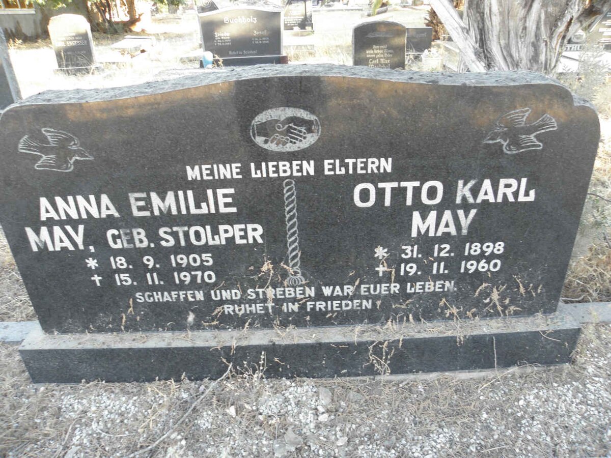 MAY Otto Karl 1898-1960 &amp; Anna Emilie STOLPER 1905-1970