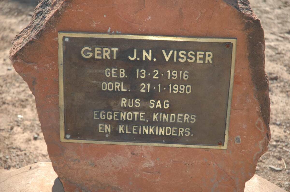 VISSER Gert J.N. 1916-1990