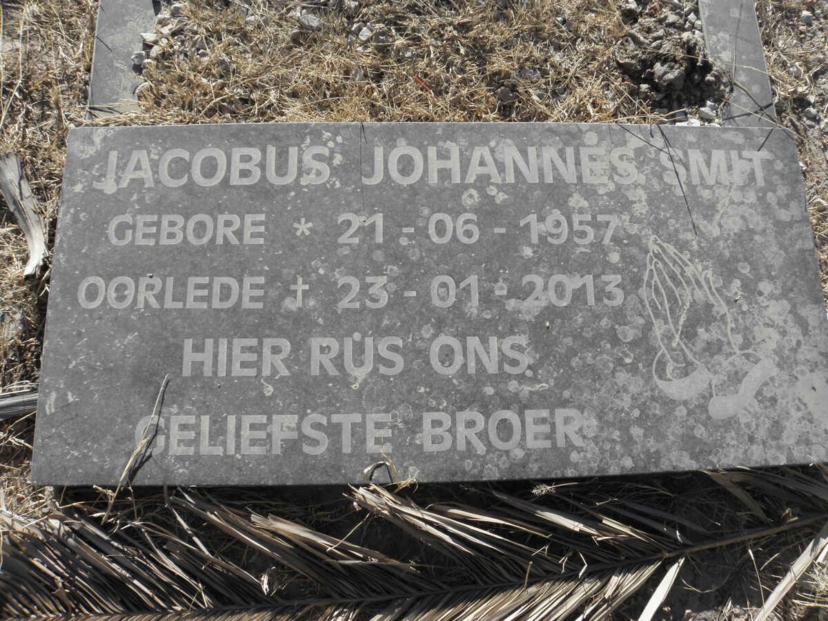 SMIT Jacobus Johannes 1957-2013
