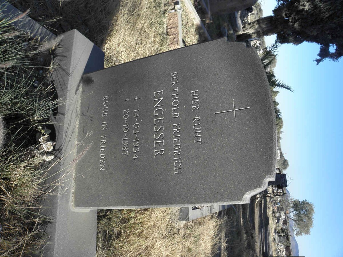 ENGESSER Berthold Friedrich 1934-1987