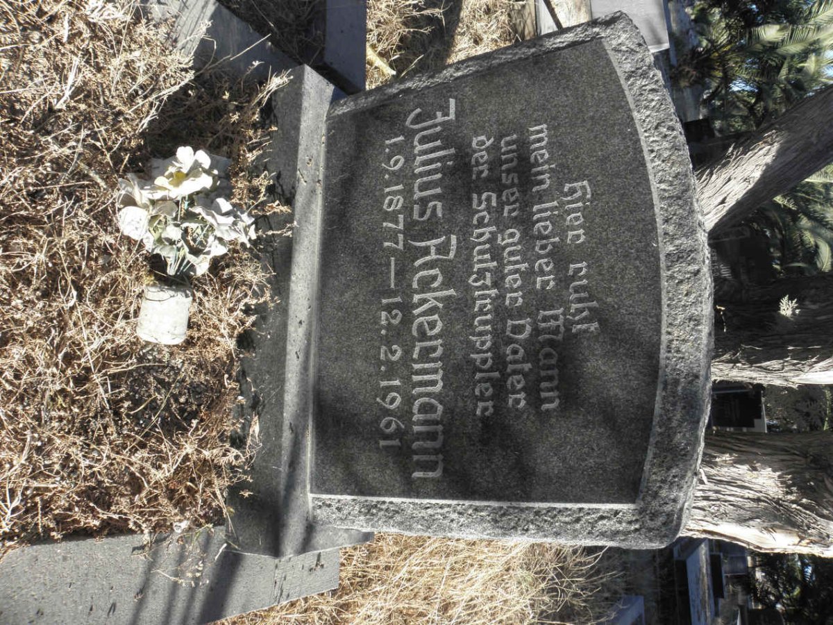 ACKERMANN Julius 1877-1961