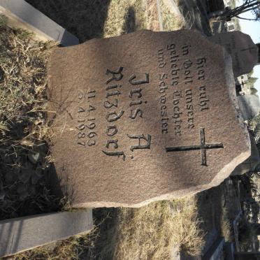 RITZDORF Iris A. 1963-1987