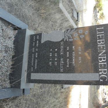 LIEBENBERG Schalk Willem 1927-1967