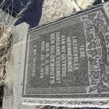 GILDENHUYS Ben 1901-1958