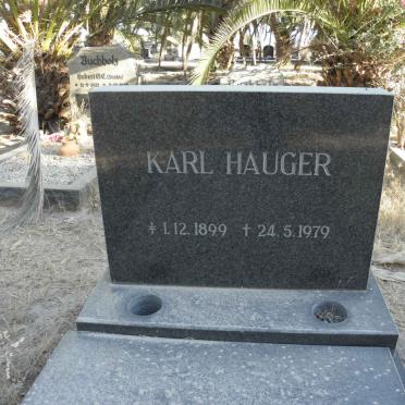 HAUGER Karl 1899-1979