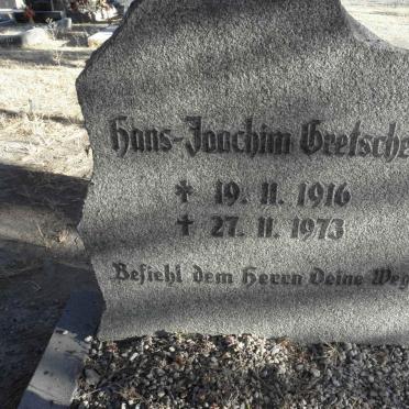 GRETSCHEL Hans-Joachim 1916-1973