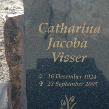 VISSER Catharina Jacoba 1924-2005