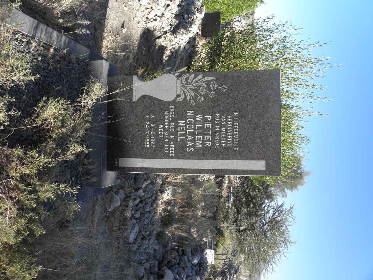 NELL Pieter Willem Nicolaas 1927-1985