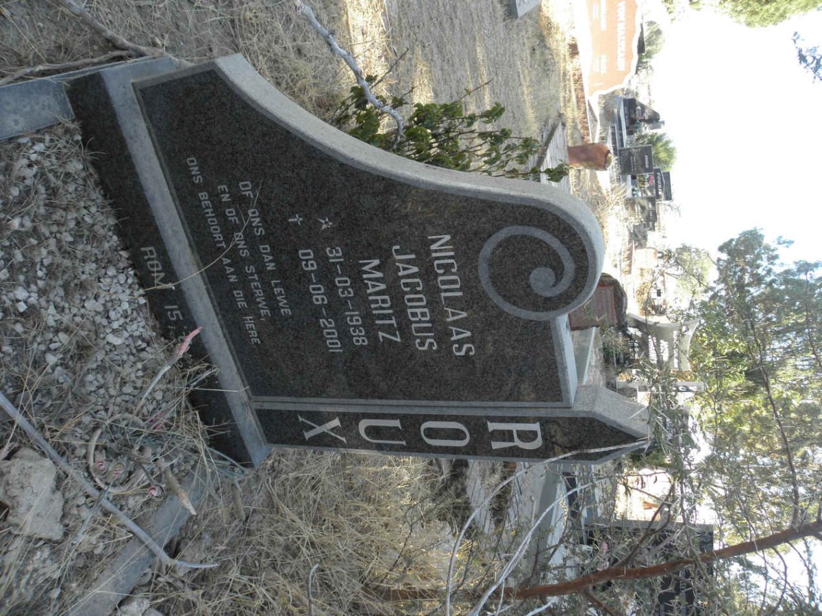 ROUX Nicolaas Jacobus Maritz 1938-2001