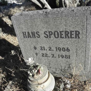 SPOERER Hans 1906-1981