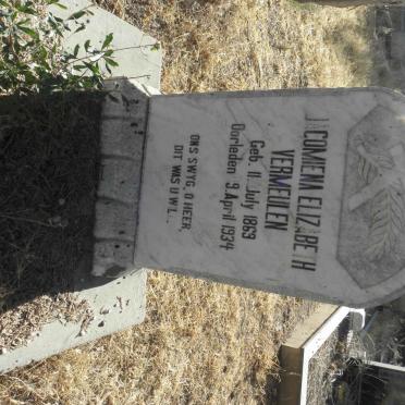 VERMEULEN Jacomiena Elizabeth 1869-1934