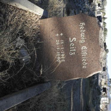 SEITZ Hedwig Elfriede 1915-1990