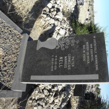 NELL Pieter Cornelius Markus 1931-1979