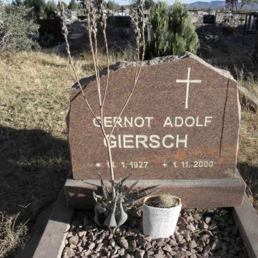 GIERSCH Gernot Adolf 1927-2000