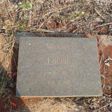 FOURIE Miranda 1951-1993