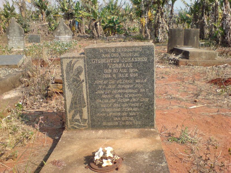 VERMAAK Gysbertus Johannes 1954-1955