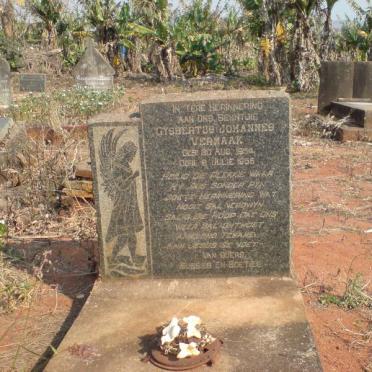 VERMAAK Gysbertus Johannes 1954-1955