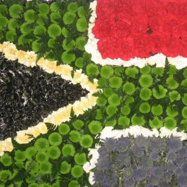 1. Our flag in the cemetery