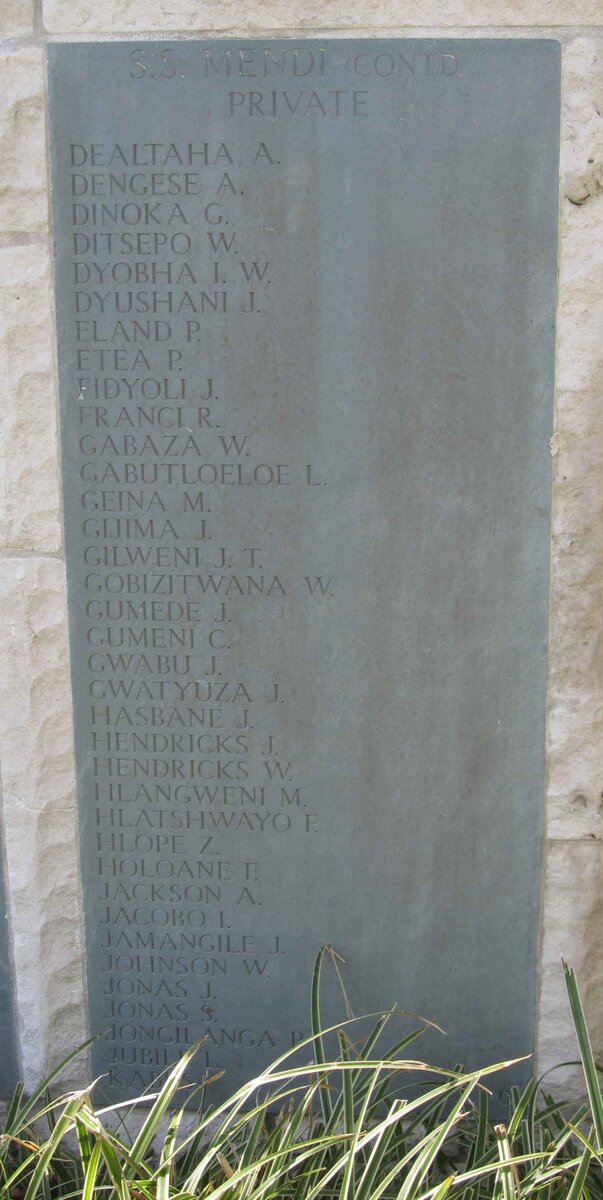 Wall Panel 06: S.S. MENDI continued