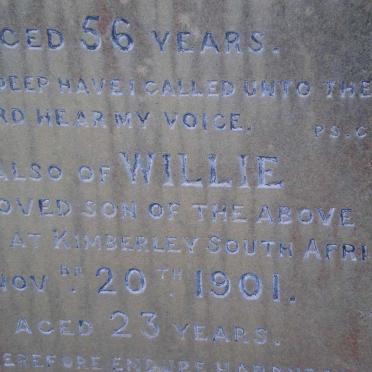 BETTS Charles -1894 :: BETTS Willie -1901 