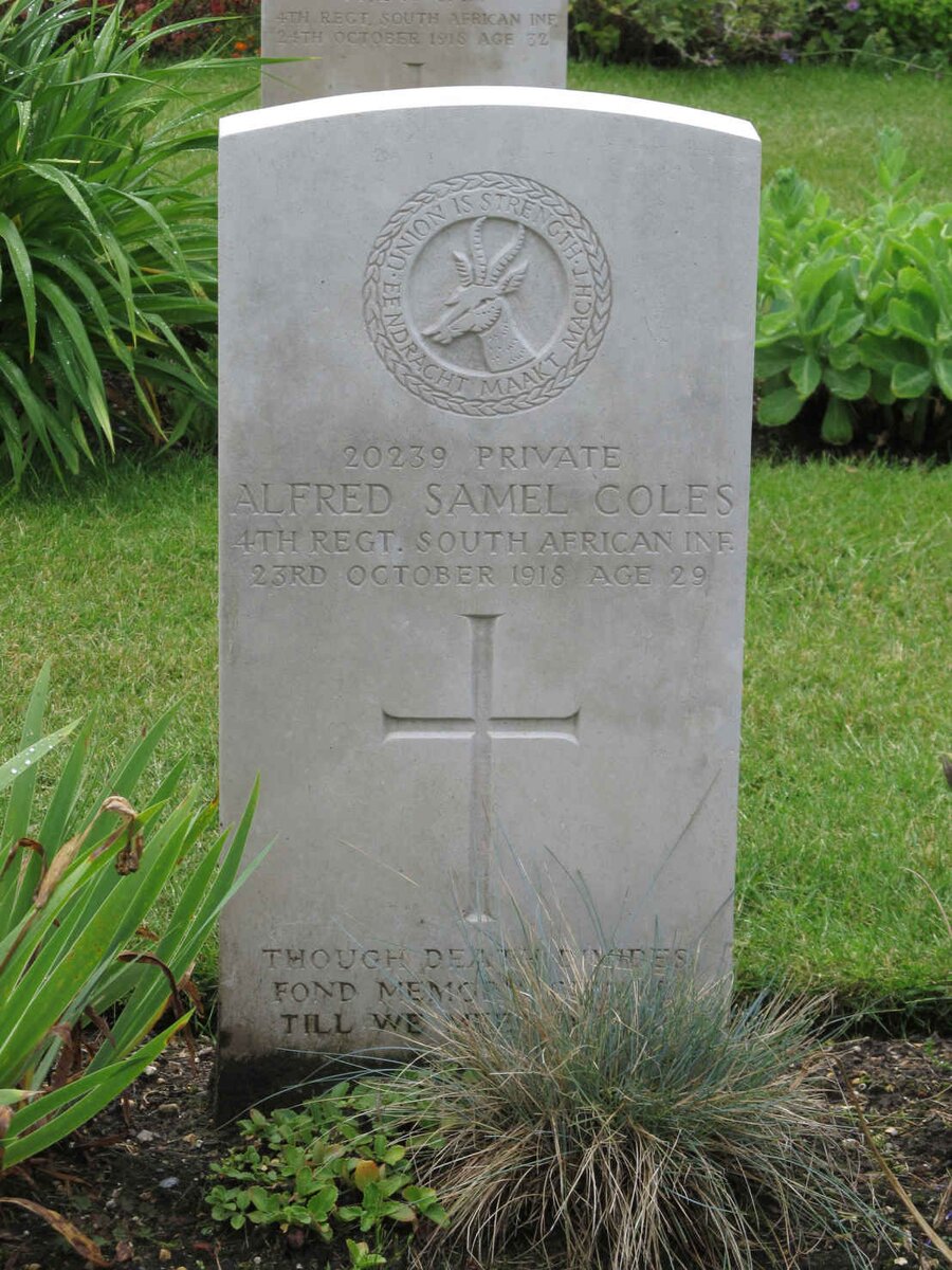 COLES Alfred Samel -1918
