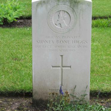 HIGGS Sidney Bone -1918