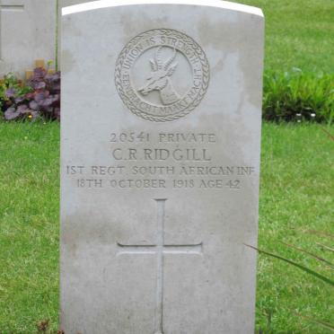 RIDGILL C.R. -1918