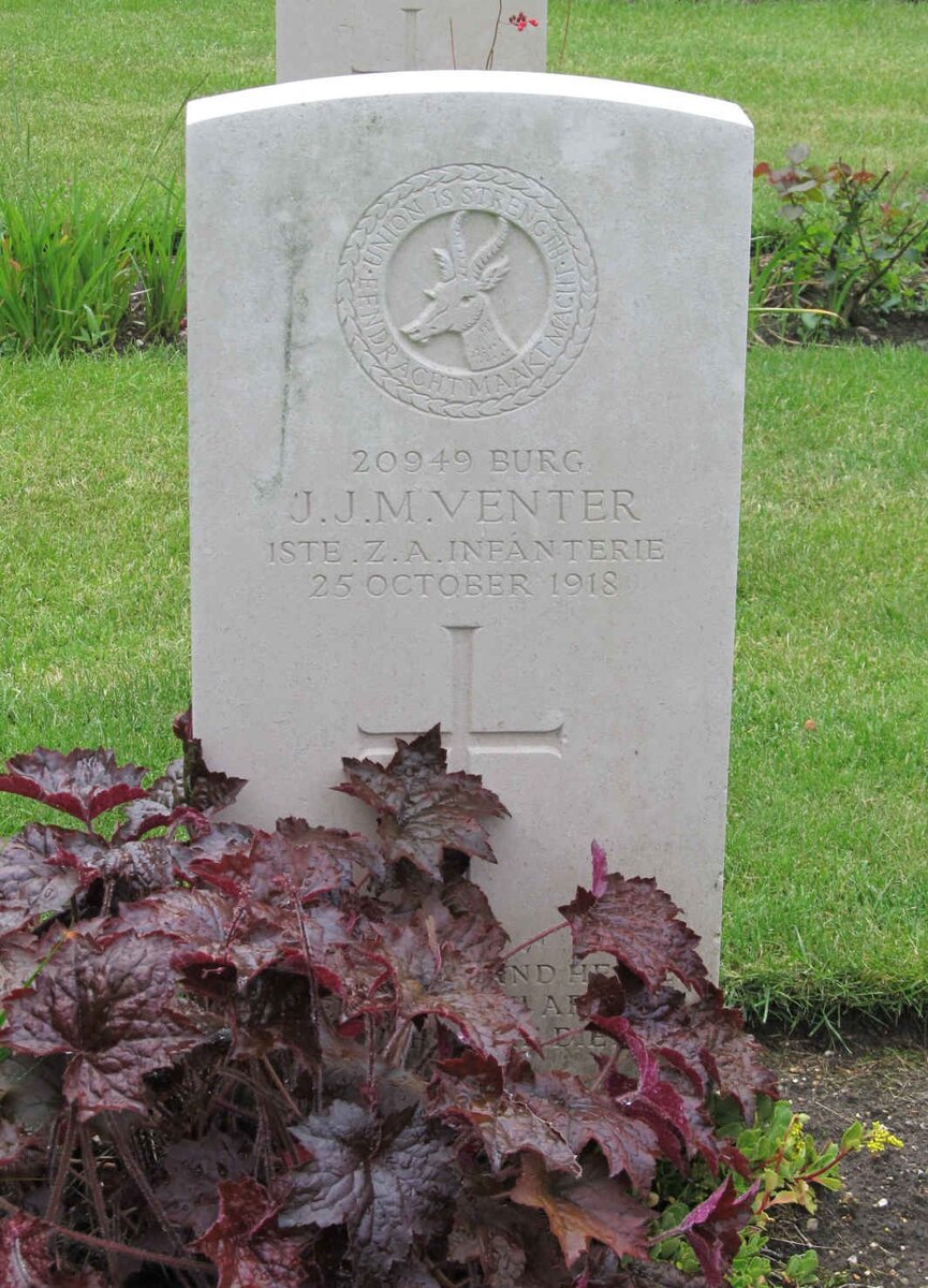 VENTER J.J.M. -1918